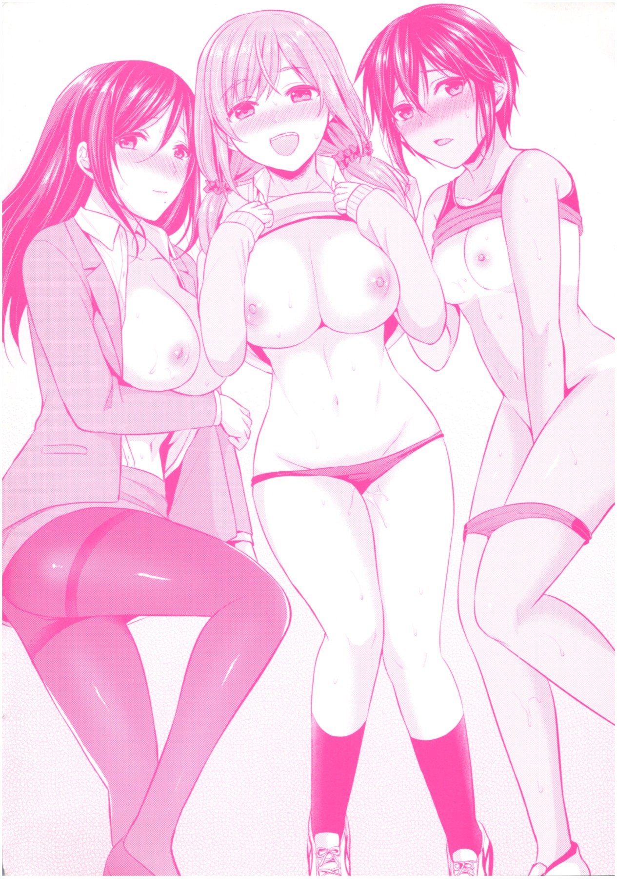 Hentai Manga Comic-Girls' Athletics Club Harem Training-Chapter 1-3